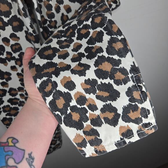 VINTAGE Jeans St Tropez High Rise Animal Print Jeans Size 7 - Picture 5 of 13